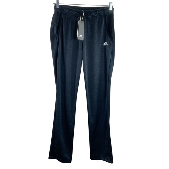 Adidas Women’s Tiro Track Pants Black Straight Leg Joggers Sz S - Picture 1 of 12